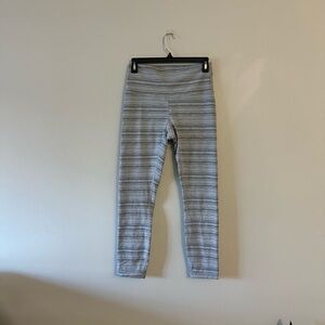 Lululemon High Times Pant Luxtreme Cyber Stripe Luxtreme 8 Ankle 7/8 Length